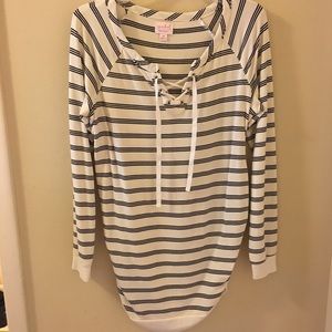 Striped Maternity Shirt
